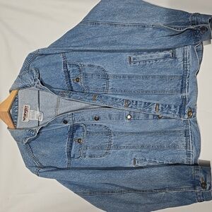 Wrangler Trucker Rugged Western Vintage Denim Jacket Extra Large